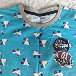 Point Cove, 11-12 years, Teal Blue